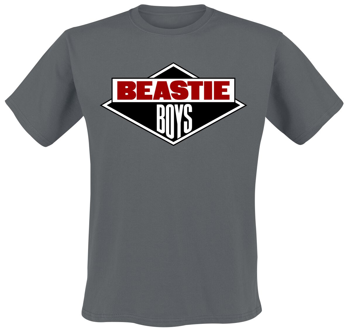 Beastie Boys Logo T-Shirt charcoal in S von Beastie Boys