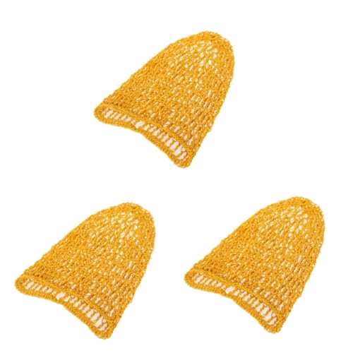 3St Viskose Netz haarnetze hair net Stretch-Haarnetz gehäkelte Haarnetzkappe Netz ploppende Motorhaube Klammer Häkelnadeln für Haare Haarnetzbänder Haarnetz zum Schlafen Yellow Beatifufu 3St Viskose Netz haarnetze hair net Stretch-Haarnetz gehäkelte Haarnetzkappe Netz ploppende Motorhaube Klammer Häkelnadeln für Haare Haarnetzbänder Haarnetz zum Schlafen Yellow Beatifufu von Beatifufu