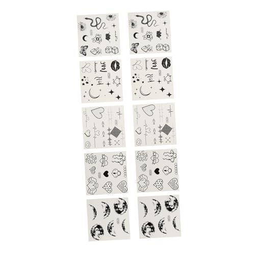 Beatifufu 10stücke Temporäre Tattoos Aufkleber Wasserfeste Körper Tattoos Im Pflanzen-design Hautfreundlich Und Einfache Anwendung Für Erwachsene Für Feste Und Anlässe Beatifufu 10stücke Temporäre Tattoos Aufkleber Wasserfeste Körper Tattoos Im Pflanzen-design Hautfreundlich Und Einfache Anwendung Für Erwachsene Für Feste Und Anlässe von Beatifufu