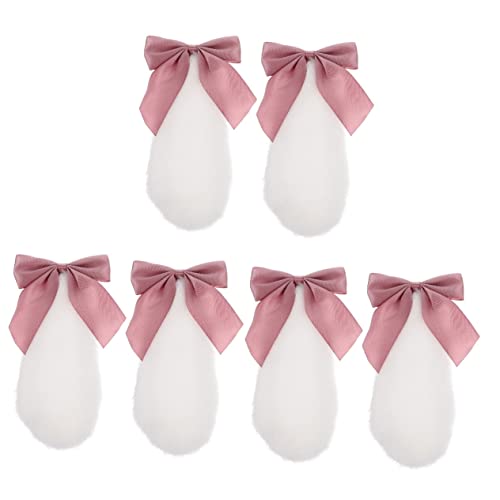 Beatifufu 3 Paare Hasenohr Haarspange Hasenohrspangen Kopfbedeckung Für Damen Hase Haarspange Hasen-haarspangen Haarspangen Für Tierohren Ostern Kopfbedeckung Stoff Kind Ohrclip Lolita von Beatifufu