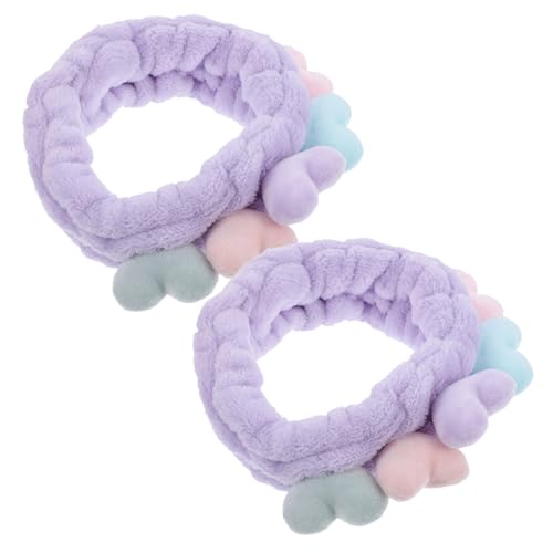 Beatifufu 4 Stück Stirnband waschen Haarreifen Duschkopfband Plüsch-Stirnband Spa Haarband tragegurt handtücher Haarmaske herz haarbänder Gesichtskopfschmuck für die Dusche Stoff Violet Beatifufu 4 Stück Stirnband waschen Haarreifen Duschkopfband Plüsch-Stirnband Spa Haarband tragegurt handtücher Haarmaske herz haarbänder Gesichtskopfschmuck für die Dusche Stoff Violet von Beatifufu