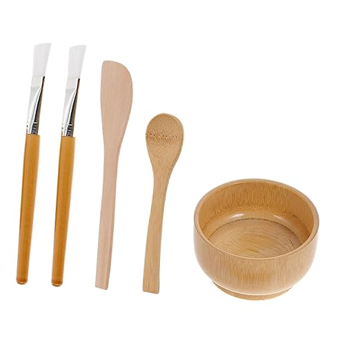 Beatifufu Edle Gesichtsmaskenschale Aus Holz Komplettset Pinsel Löffel Für Schönheitsmaske Beatifufu Edle Gesichtsmaskenschale Aus Holz Komplettset Pinsel Löffel Für Schönheitsmaske von Beatifufu
