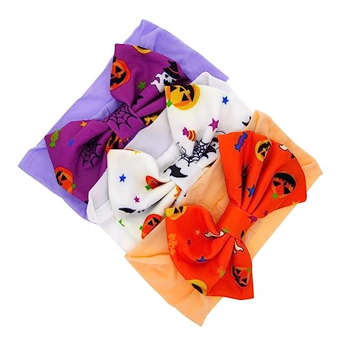 Beaupretty 1 Satz 3st Halloween Kinder Stirnband Schleifen-turban Für Kinder Turban-stirnband Für Kleinkinder Nylon-stirnband Turban-stirnbänder Für Kleinkinder Schmücken Haar Stoff Baby von Beaupretty