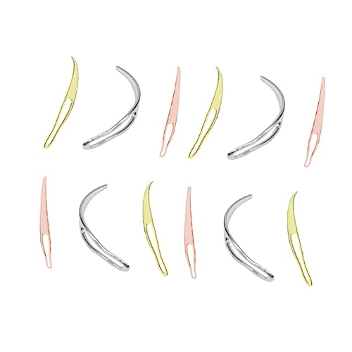 Beaupretty 12Stücke Teiliges Haarverlängerungs mit Häkelnadel und Verriegelungsnadelwerkzeug Gold Silber Roségold für Einfache Einfädeln von Perücken und Haarverlängerungen Beaupretty 12Stücke Teiliges Haarverlängerungs mit Häkelnadel und Verriegelungsnadelwerkzeug Gold Silber Roségold für Einfache Einfädeln von Perücken und Haarverlängerungen von Beaupretty
