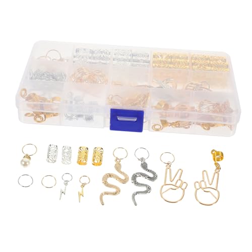 Beaupretty 173 Stück Haarklammern Flechten Haar-Edelstein-Stempel Pferdeschwanz hair accessories for hair jewelry for braids Schreckensperlen geflochtene Haarmanschetten Metall Golden Beaupretty 173 Stück Haarklammern Flechten Haar-Edelstein-Stempel Pferdeschwanz hair accessories for hair jewelry for braids Schreckensperlen geflochtene Haarmanschetten Metall Golden von Beaupretty