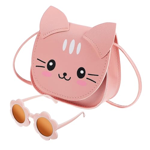 Beaupretty 1Satz Katzen Umhängetasche für Süße Kätzchen Geldbörse mit Sonnenblumen Sonnenbrille Leicht Kleine Kätzchenliebhaber für Beaupretty 1Satz Katzen Umhängetasche für Süße Kätzchen Geldbörse mit Sonnenblumen Sonnenbrille Leicht Kleine Kätzchenliebhaber für von Beaupretty