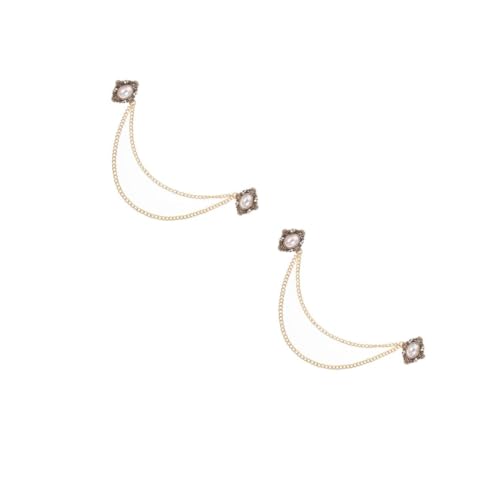 Beaupretty 2 Stück Brosche Zubehör Kragen Cardigan-Clips Perlenbroschenclips Männer männlich Fälschung Nacken groß Broschennadel für Berufsanzug Schalclip Zinklegierung Golden Beaupretty 2 Stück Brosche Zubehör Kragen Cardigan-Clips Perlenbroschenclips Männer männlich Fälschung Nacken groß Broschennadel für Berufsanzug Schalclip Zinklegierung Golden von Beaupretty