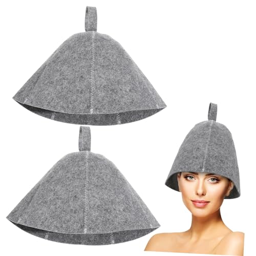 Beaupretty 2St Duschhaube Bettdeckenset für Queen-Size-Betten aus Kunstpelz sauna hat wool men saunahut saunakappe Anzüge Anzug geschmeidiger Kopfschutz tragbarer Badehut gemütlich Schal Rock von Beaupretty