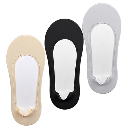 Beaupretty 3 Paare Unsichtbare flache -Socken Frauen Spitzensocken Damen women socks women's socks unsichtbare, niedrig geschnittene Socken für Damen Socken für Mädchen Silikon Beaupretty 3 Paare Unsichtbare flache -Socken Frauen Spitzensocken Damen women socks women's socks unsichtbare, niedrig geschnittene Socken für Damen Socken für Mädchen Silikon von Beaupretty