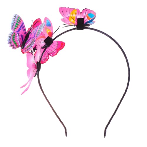 Beaupretty 3 Stk Haarspange haar spangen haarclips schlüpfeier hochzeits haarklemmen schmetterling kopfbedeckung Lotus Teelichthalter Stirnband Kleidung aufblasbar Kerzenhalter reisen Rosa von Beaupretty