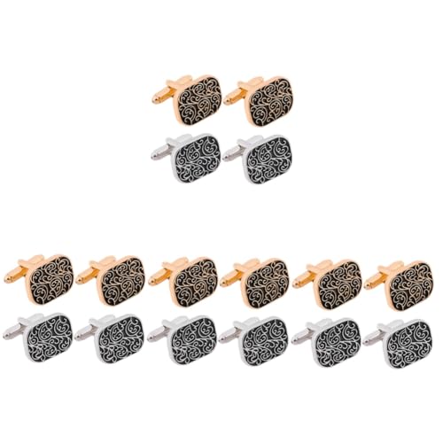 Beaupretty 4 Sätze Manschettenknöpfe Männer Stilvoll Hochzeit Bräutigam Herren-smoking-knöpfe Nieten Für Smokinghemden Accessoire Für Herrenanzüge Legierung 2 Paare * 4 Beaupretty 4 Sätze Manschettenknöpfe Männer Stilvoll Hochzeit Bräutigam Herren-smoking-knöpfe Nieten Für Smokinghemden Accessoire Für Herrenanzüge Legierung 2 Paare * 4 von Beaupretty