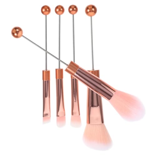 5St Make-up-Pinsel-Set Augenbrauenpinsel Make-up Pinsel Make-up-Pinsel für Frauen Make-up-Set Lidschatten Rougepinsel Präzisions-Make-up-Pinsel das Gesicht schräger Kopf malen von Beaupretty