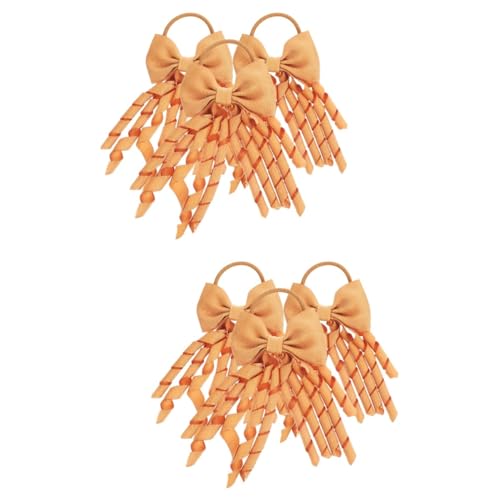 Beaupretty 6 Stk Haarschmuck Fransenband Weihnachtsband Cheerleader-verbeugungen Haargummis Für Damenhaar Urlaub Haarschleifen Haargummis Für Mädchen Halloween Gewindeband Kind Binden von Beaupretty