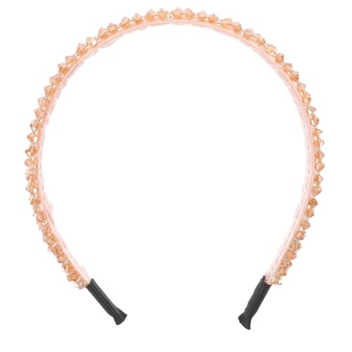 Beaupretty Haarschmuck Kristall Stirnband Stirnbänder Für Damen Stirnbänder Für Teenager-mädchen Kristall-stirnband Für Damen Dünnes Stirnband Haargummi Haarband Mode Fräulein von Beaupretty