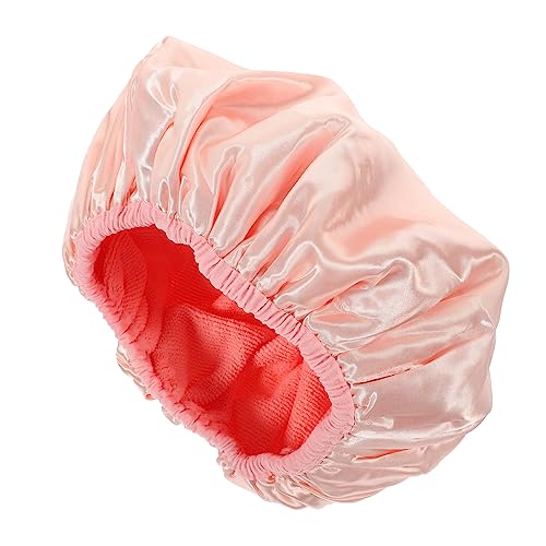 Beaupretty Haarhaube Aus Satin Turban-haartuchkappe Duschhaube Haarabdeckung Für Die Dusche Haarhaube Für Die Dusche Badetuchhut Pinzette Reiseschere Damen Morgen Verdreifachen Haarkappe von Beaupretty