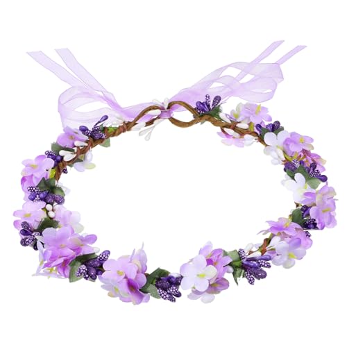 Beaupretty Schmetterlingskranz Brautkrone Für Mädchen Blumen Haarschmuck Feen Blumenkrone Blumen Stirnband Blumen Kopfschmuck Blumen Stirnband Blumen Haarband Blumen Haar Accessoires von Beaupretty