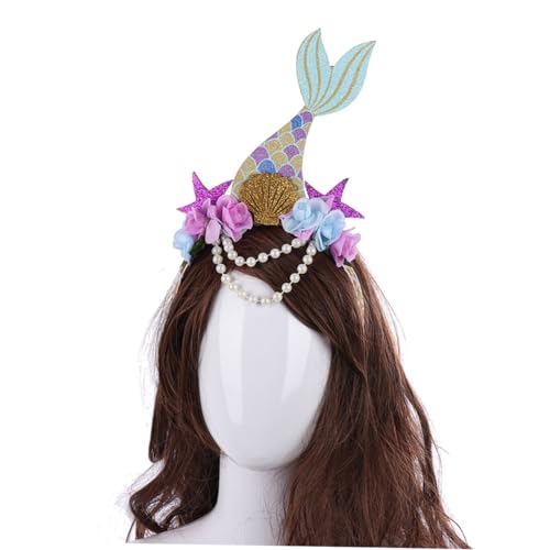 Beaupretty Schale Haarband Haarschmuck Für Mädchen Haarreifen Für Mädchen Meerjungfrau Haarband Mädchen Haarband Shell-stirnband Cartoon-haarband Halloween von Beaupretty