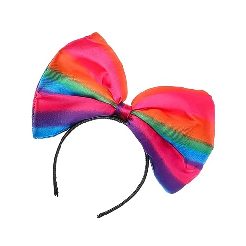 Beaupretty Schleife Knoten Haarreifen Schleifenknoten Haarband Stirnband Für Blumenmädchen Stirnband Mit Schleife Für Mädchen Mädchen-stirnband Regenbogen-stirnband Prinzessin Kind Kleidung von Beaupretty