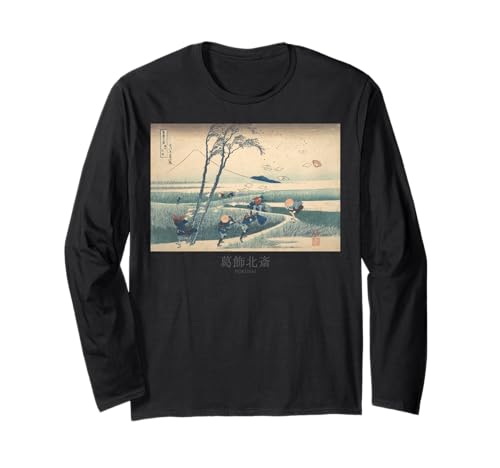 Mt.Fuji, Hokusai, Ukiyoe, japanische Kunst, Edo-Zeit, Drucke Langarmshirt Mt.Fuji, Hokusai, Ukiyoe, japanische Kunst, Edo-Zeit, Drucke Langarmshirt von Beautiful and Great Japanese Art and Ukiyo-e