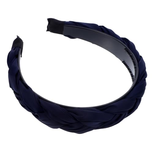 Beavorty 1stk Geflochtenes Twist-stirnband Boho-stirnband Kopfschmuck Für Damen Stoff Gepolstertes Stirnband Make-up-stirnbänder Kreuzkopf Stoff (polyester) Breites Stirnband Fräulein von Beavorty