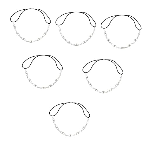 Beavorty 12 Stück Stirnband Hochzeit Braut Kopfschmuck Strass Haarband Mädchen Kopfkette Juwelen Für Haare Mädchen Schmuck Boho Hochzeit Dekor Retro Haarkette Frauen Kopfbedeckung von Beavorty