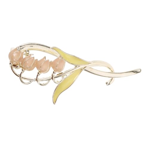 Beavorty 2 Stück Twist Chuck Haarspange Haarspangen Für Damen Haar-Accessoires Französische Clips Für Haare Blumen-Haarspange Haarnadeln Für Dutts Dutt-Haarspange Glockenblume Miss von Beavorty