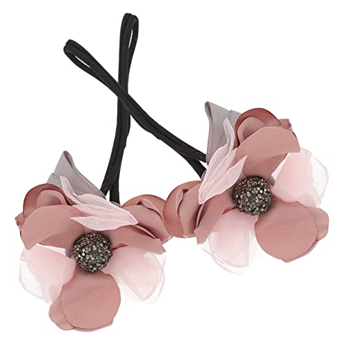 Beavorty 2st Haartrockner Haargummis Für Frauen Nahtlose Haargummis Cartoon-haargummis Blumenhaarseil Haargummi Mit Strass Blumenhaargummis Haarseil Für Frauen Stoff Strasssteine Ring Braut von Beavorty