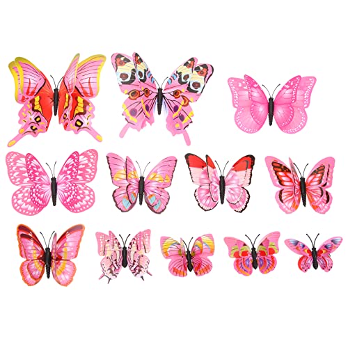 Beavorty 12st Schmetterlings-haarspange Halloween-haarspangen Sommer-bohemien-haarspangen Kleine Haarspangen Für Mädchen Schmetterlinge Clips Der Sommer Urlaub Schmetterlingsclip Plastik von Beavorty