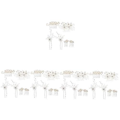 Beavorty 30 Stk Braut Hochzeit Tiara Haarschmuck Für Damen Haarkamm Hochzeit Haarspangen Für Damen Brautseitenkämme Perlenhaarspangen Stift Fräulein Europäisch Und Amerikanisch Acryl von Beavorty