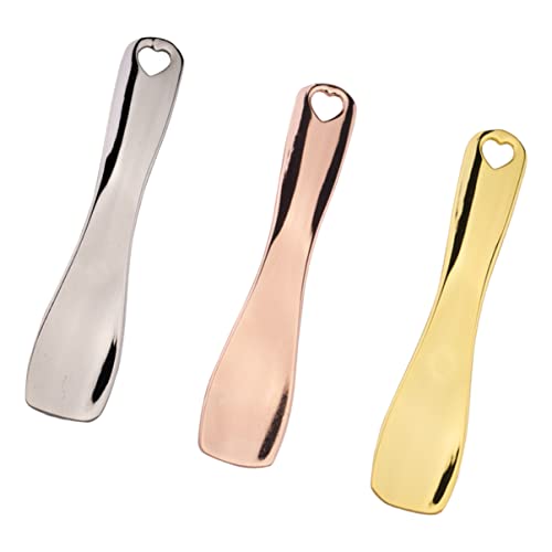 Beavorty Gesichtscreme-spatel 3 Stück Metall-schönheitsspatel Für Creme Gesichtscreme-löffel Make-up-löffel Kompakt Und Tragbar Für Frauen Und Mädchen Beavorty Gesichtscreme-spatel 3 Stück Metall-schönheitsspatel Für Creme Gesichtscreme-löffel Make-up-löffel Kompakt Und Tragbar Für Frauen Und Mädchen von Beavorty