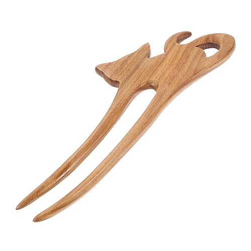 Beavorty 5st Haarnadel Schwalbenschwanzclip Für Haare Haarstock Scheibenhaarstäbchen Haarspangen Für Damen Chinesische Haarstäbe Aus Holz Grünes Sandelholz Fräulein Styling-clip von Beavorty