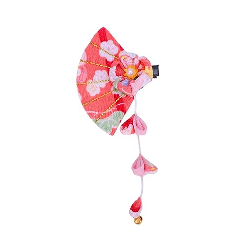 Beavorty Kimono-haarspangen Kirschblüten-haarnadel Fan-kimono-haar-accessoires Haarspange Im Japanischen Stil Japanische Haarspangen Japanische Kanzashi-haarnadel Kind Quaste Schmücken von Beavorty