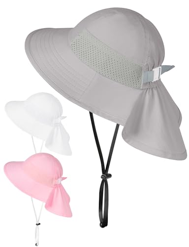 Becellen Sonnenhut Kinder Baby UV Schutz 50+ Sommermütze mit Nackenschutz Breite Krempe Sommer Kappe Strand Mütze Kleinkind Jungen Mädchen 3-24 Monate Becellen Sonnenhut Kinder Baby UV Schutz 50+ Sommermütze mit Nackenschutz Breite Krempe Sommer Kappe Strand Mütze Kleinkind Jungen Mädchen 3-24 Monate von Becellen