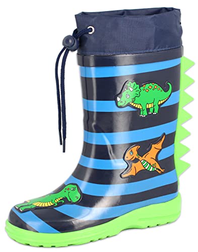 Beck Jungen Dinoworld Gummistiefel, Blau, 25 EU von Beck