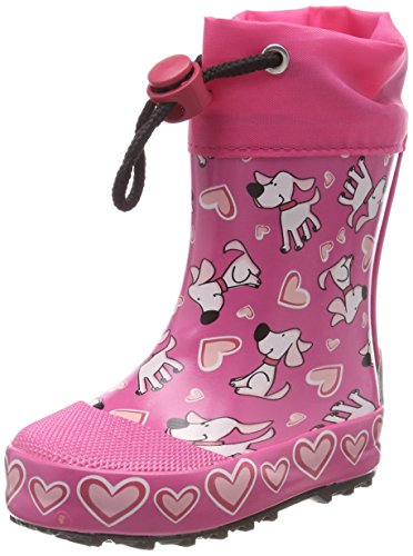 Beck Mädchen hunde Gummistiefel, Pink, 27 EU von Beck