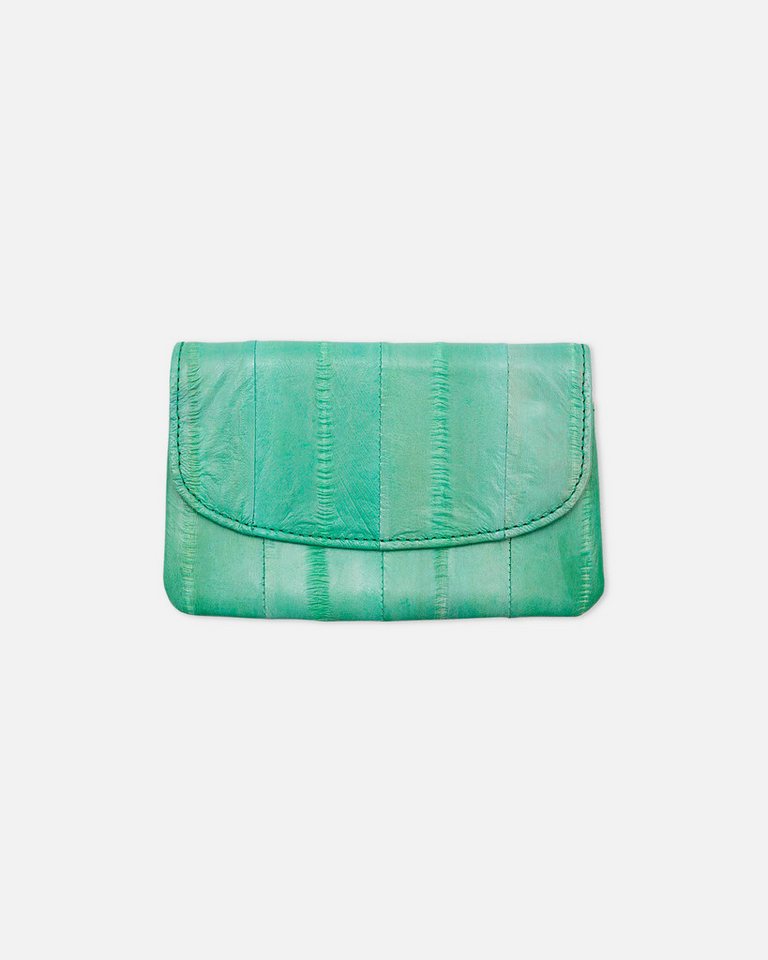 Becksöndergaard Geldbörse Handy Portemonnaie für Damen - Handlich klein aus weichem Leder, in Spring Green - 11,5 x 7,5 cm - Platz für Geld & Karten von Becksöndergaard