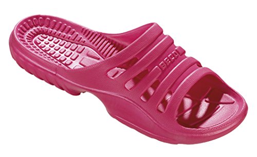 BECO Damen Badepantoletten-90652 Pantoletten, Pink Pink 4, 39 EU von Beco