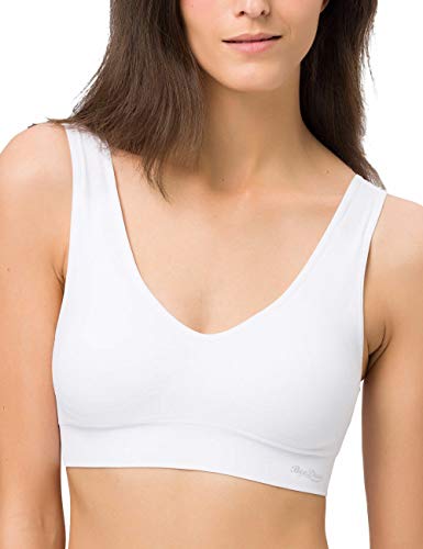 BeeDees Damen Comfee Crop Top Bustier, Weiß (Weiß 100), 44/46 von BeeDees