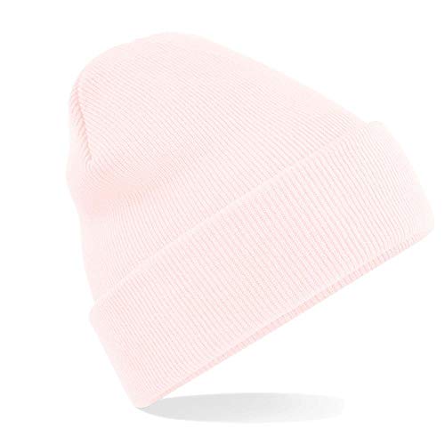 Beechfield Unisex Original Cuffed Beanie Baskenmütze, rosa (Pastel Pink), Einheitsgröße von Beechfield