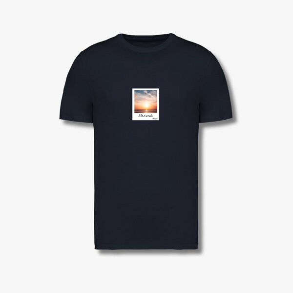 Beeyou. Clothes T-Shirt aus Bio-Baumwolle mit I love sunsets-Design - Motiv: Wellen von Beeyou. Clothes