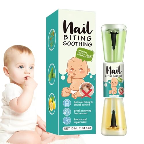 Stop Nail Biting, 1 Stück Anti-Biss Nagellack, Flüssiger Nagellack Gegen Nägelkauen, Natürlicher Bitteres Nagelwasser, Nagelkauen Prävention Für Kinder, Nagelreparatur Pflegewerkzeug von Befeixue