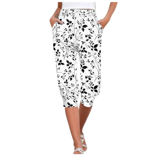 3/4 Hose Damen Bequeme Sommerhose Outdoor Freizeithose Kurze Sporthose Leicht Und Luftig Caprihose Baggy Knielange Stretch Sweathose Elegant Dünne Dreiviertel Hose Große Größen 3/4 Hose 3/4 Hose Damen Bequeme Sommerhose Outdoor Freizeithose Kurze Sporthose Leicht Und Luftig Caprihose Baggy Knielange Stretch Sweathose Elegant Dünne Dreiviertel Hose Große Größen 3/4 Hose von Beichwtd