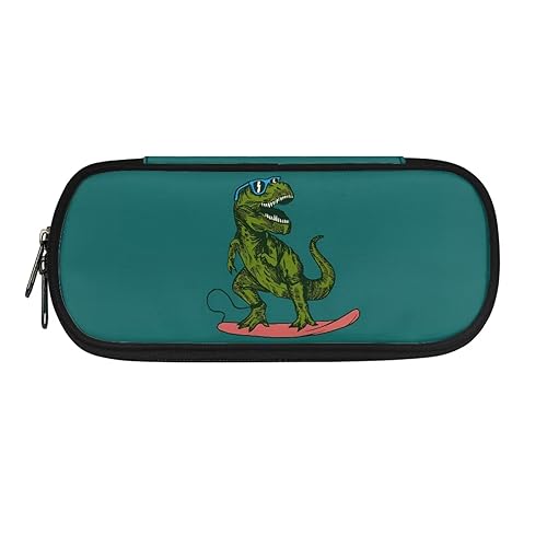 Belidome Federmäppchen Box für Kinder Schulbedarf Tasche Beutel, Dinosaurier (Grün), Einheitsgröße, Schulranzen-Set von Belidome