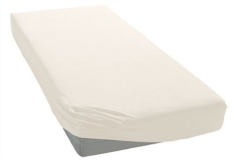 bellana Spannbettlaken "Zwirn-Elasthan deluxe in Gr. 90x200, 140x200 oder 180x200 cm", aus Baumwolle, für Matratzen bis 35 cm Höhe, Bettlaken, Spannbetttuch bellana Spannbettlaken "Zwirn-Elasthan deluxe in Gr. 90x200, 140x200 oder 180x200 cm", aus Baumwolle, für Matratzen bis 35 cm Höhe, Bettlaken, Spannbetttuch von Bellana