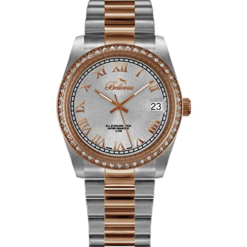 Bellevue Damen Analog-Digital Automatic Uhr mit Armband S0367709 von Bellevue