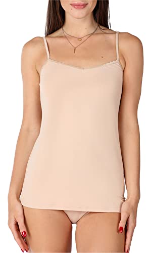 Bellivalini Damen Unterhemd aus Viskose BLV50-218 (Nude, XL) von Bellivalini