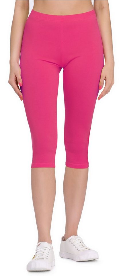 Bellivalini Leggings Damen 3/4 Capri Leggings aus Viskose BLV50-148 (1-tlg) elastischer Bund von Bellivalini