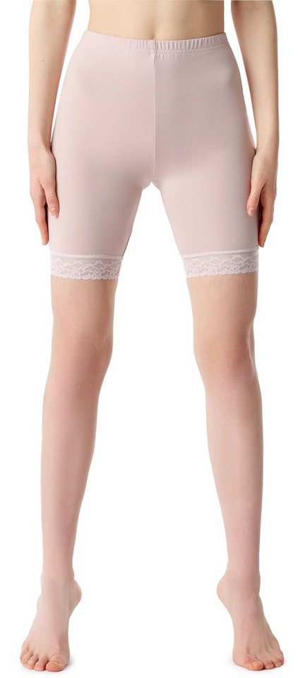 Bellivalini Leggings Damen Kurze Hose aus Viskose BLV50-216 (1-tlg) mit Spitze von Bellivalini