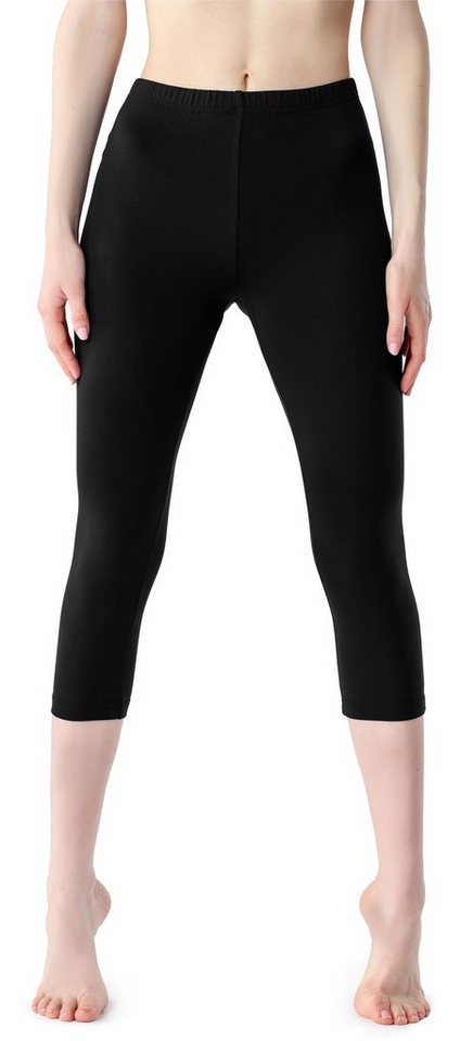 Bellivalini Leggings Damen Leggings 3/4 aus Viskose BLV50-204 (1-tlg) elastischer Bund von Bellivalini