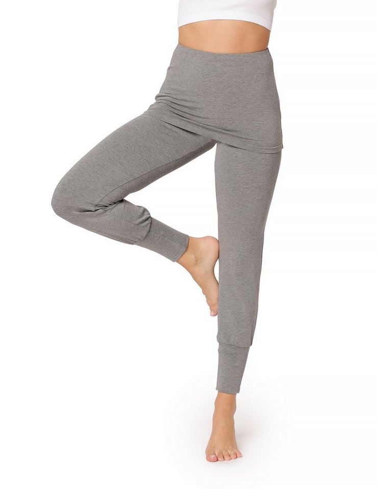 Bellivalini Leggings Damen Yogahose mit Rock Lang Trainingshose BLV50-275 (1-tlg) ohne von Bellivalini